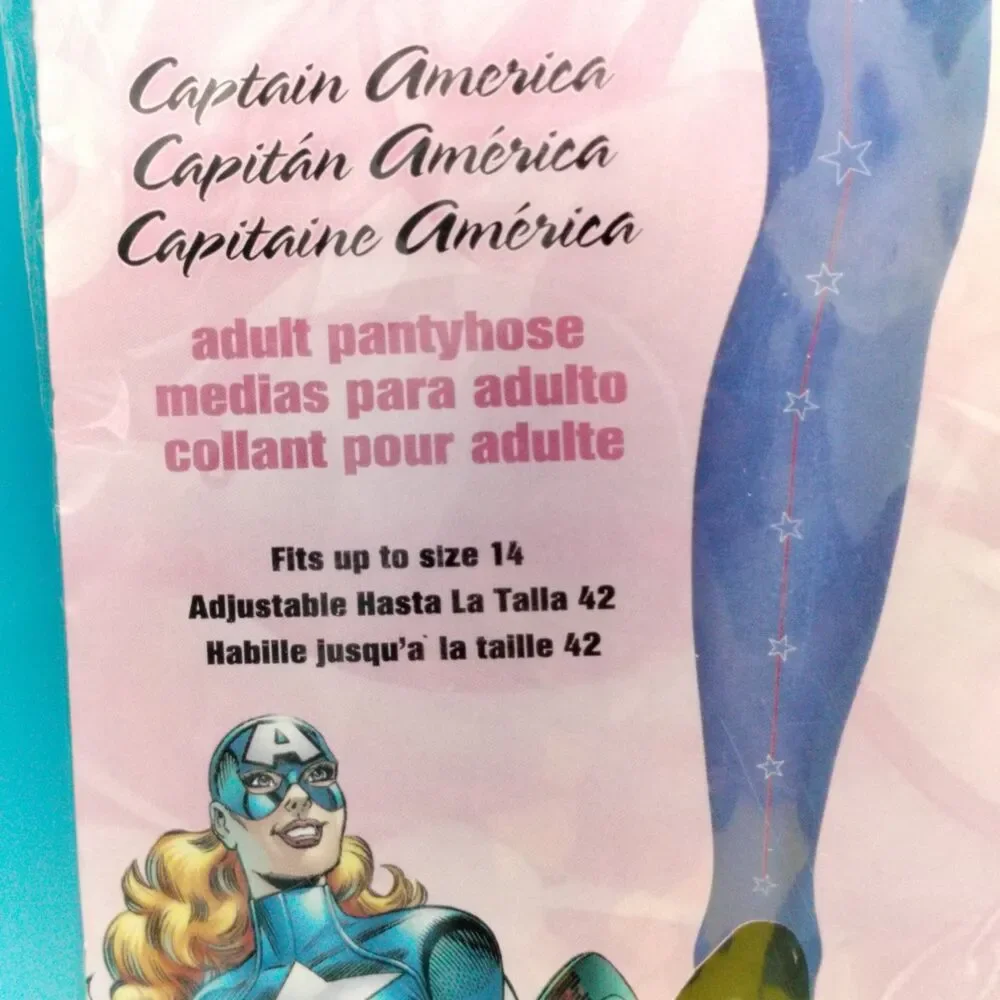Disguise Women's Captain America Marvel Collection Adult Pantyhose Tights